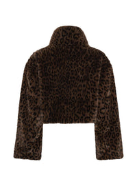 ROTATE FAUX FUR CROP JACKET