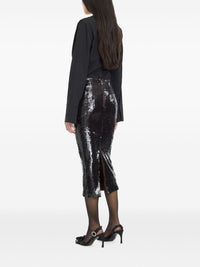 ROTATE SEQUINS PENCIL SKIRT