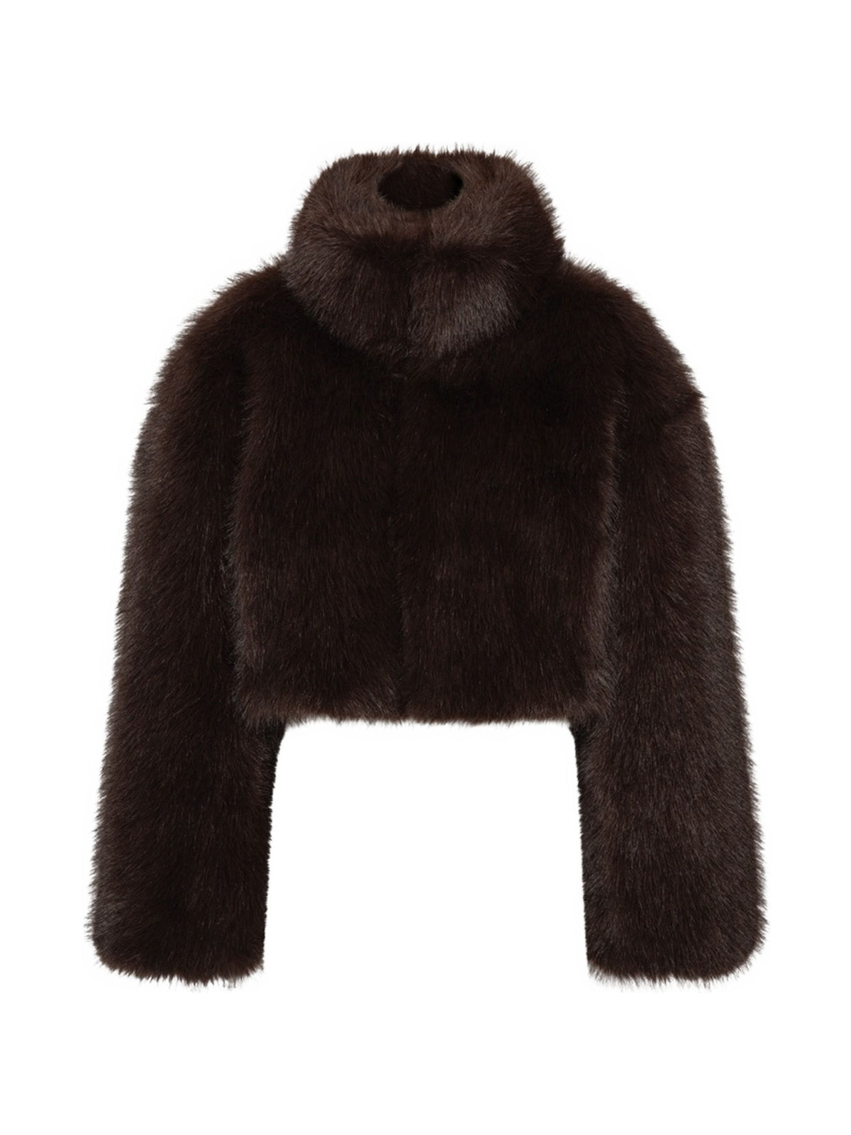 ROTATE FAUX FUR CROPPED JACKET