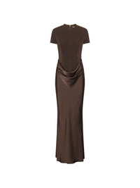 ROTATE CAPSLEEVE DRAPED MAXI