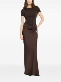 ROTATE CAPSLEEVE DRAPED MAXI