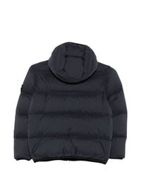 STONE ISLAND QUILTED HOODED JACKET