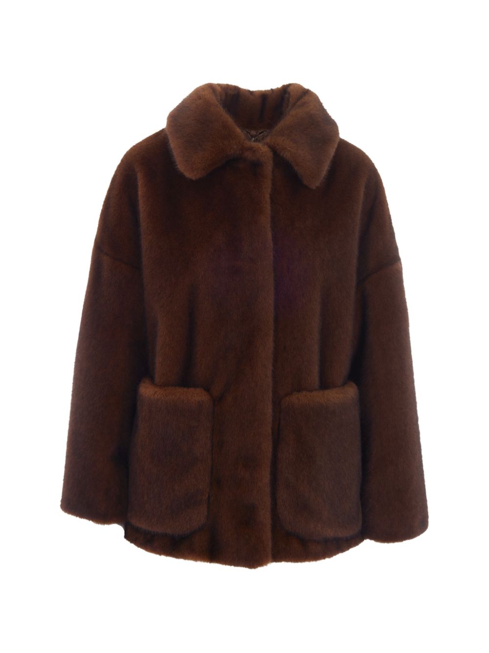 HERNO FAUX FUR COAT