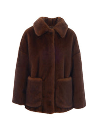HERNO FAUX FUR COAT