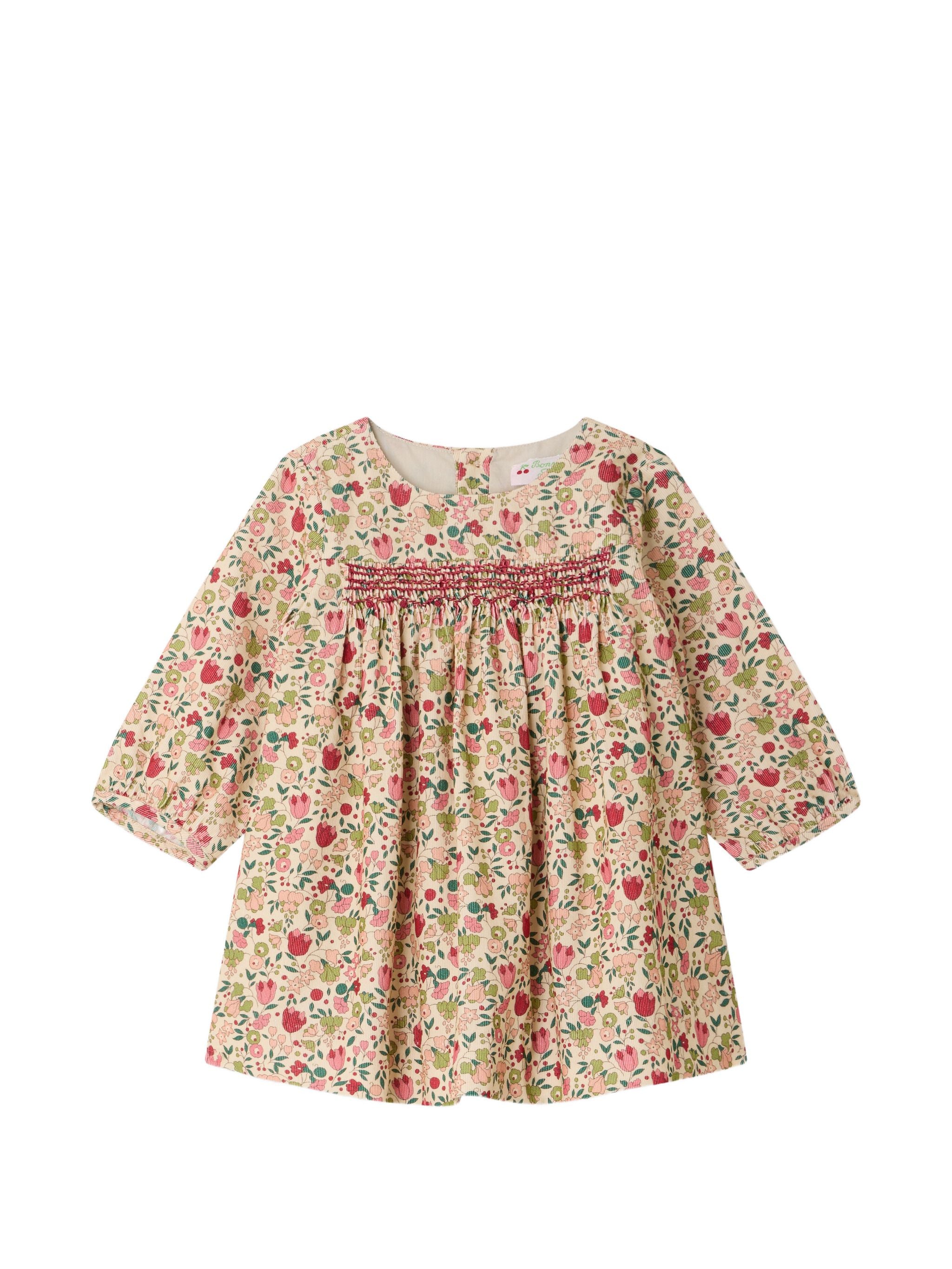 BONPOINT FELICIE SMOCKEE DRESS