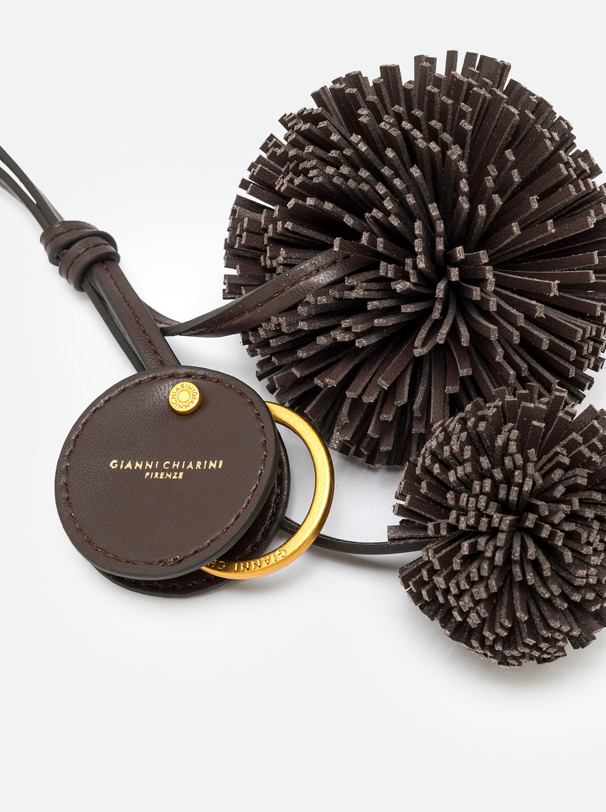 GIANNI CHIARINI POM POM CHARM BAG