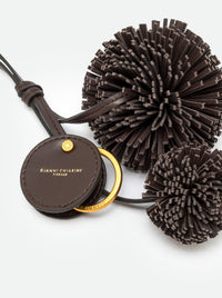 GIANNI CHIARINI POM POM CHARM BAG