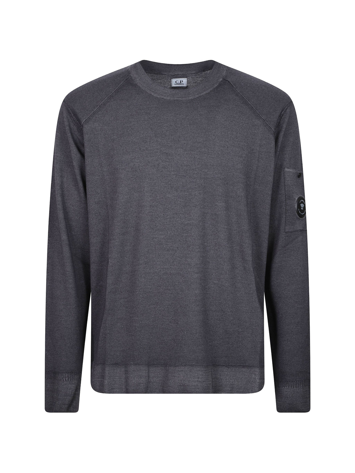 C.P. COMPANY LENS CREWNECK SWEATER