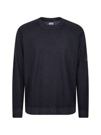 C.P. COMPANY LENS CREWNECK SWEATER