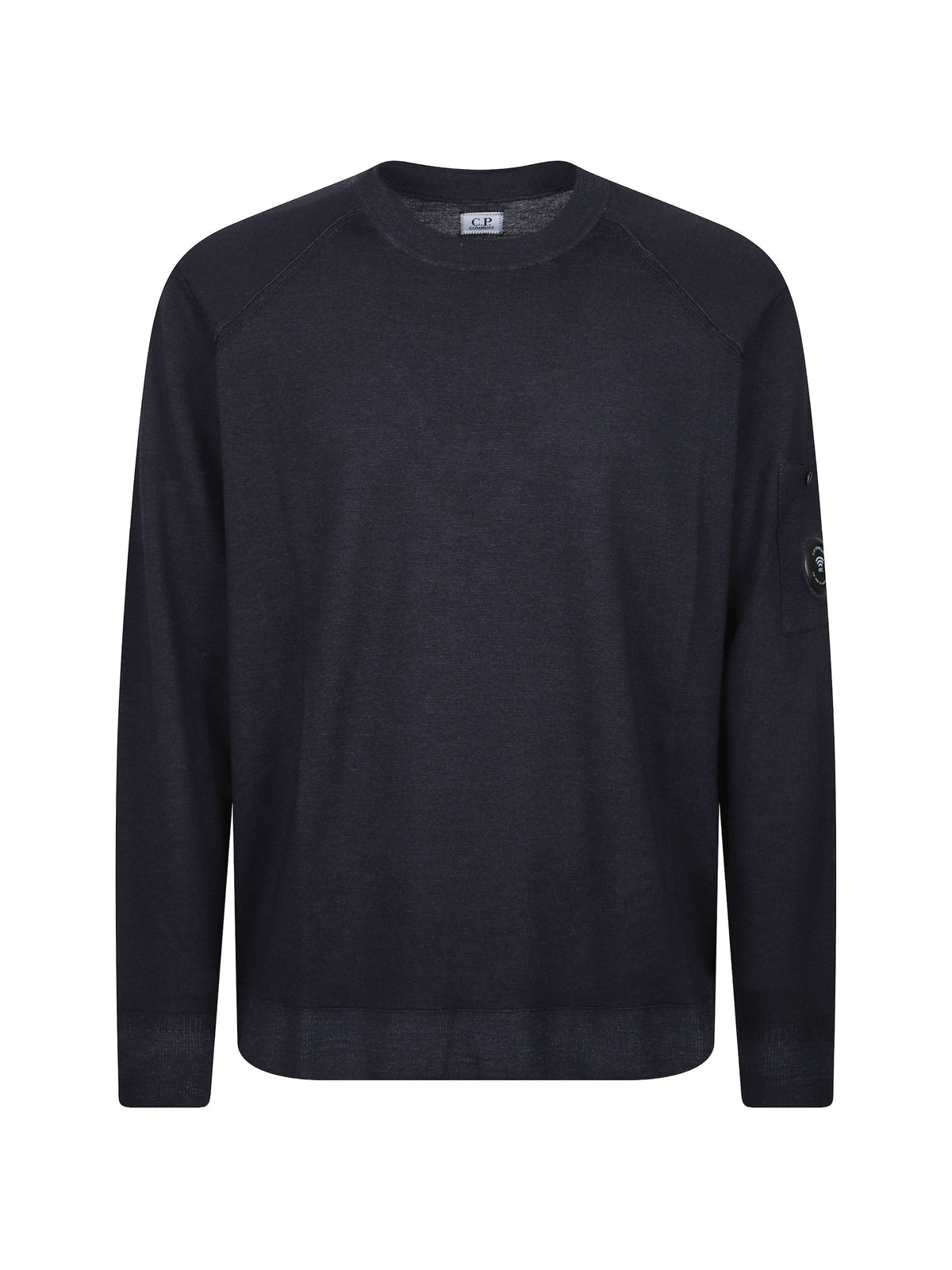 C.P. COMPANY LENS CREWNECK SWEATER
