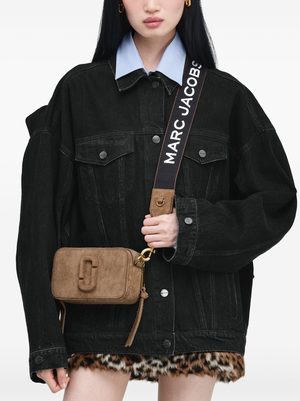 MARC JACOBS THE SNAPSHOT FELTED SUEDE