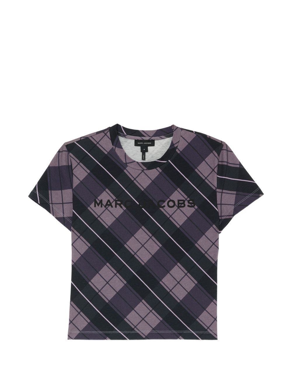 MARC JACOBS PLAID LOGO BABY TEE