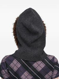 MARC JACOBS FAUX FUR TRIM BALACLAVA