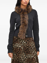 MARC JACOBS FAUX FUR LINED CARDIGAN