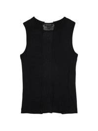 MARC JACOBS SHEER PANELED KNIT TANK