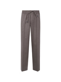 DRÔLE DE MONSIEUR ELASTIC WAIST FLANNEL PANTS