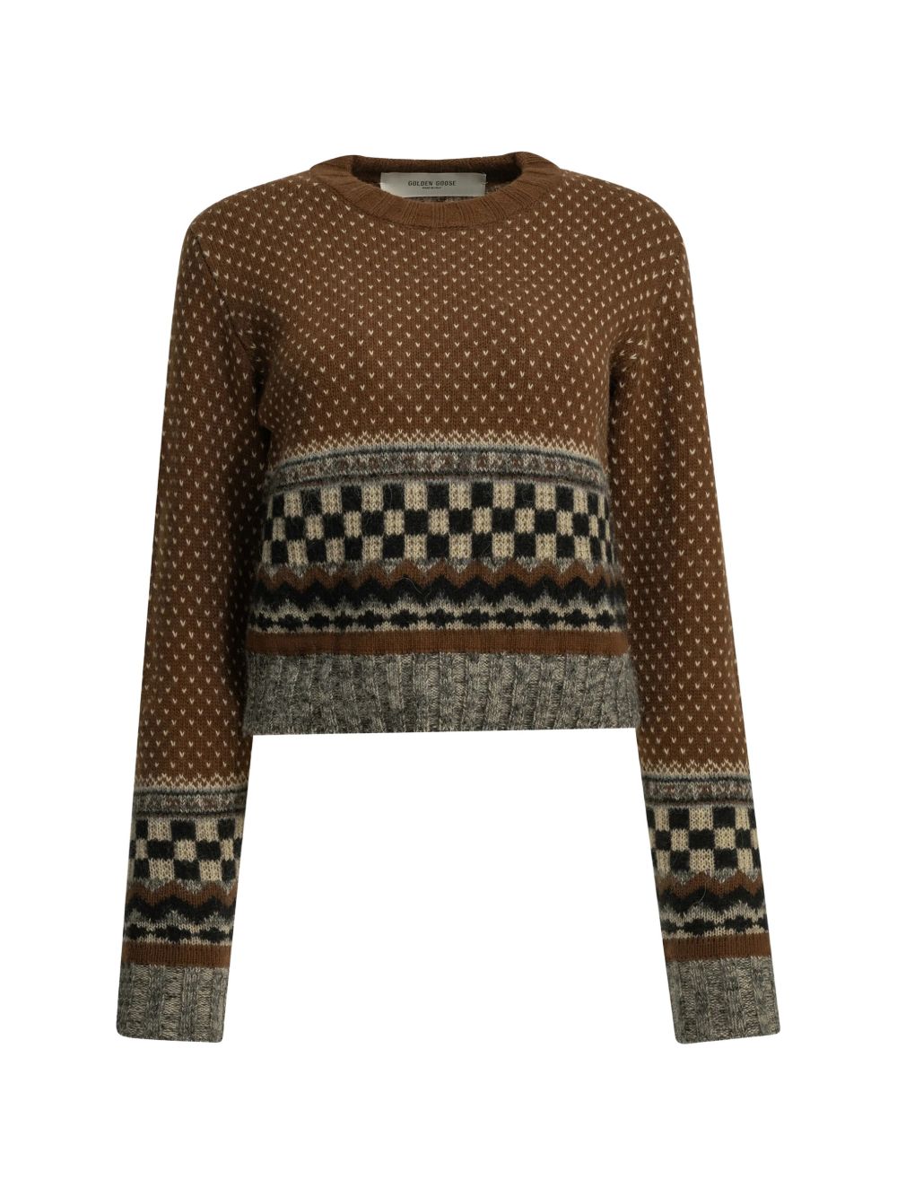 GOLDEN GOOSE INTARSIA SWEATER