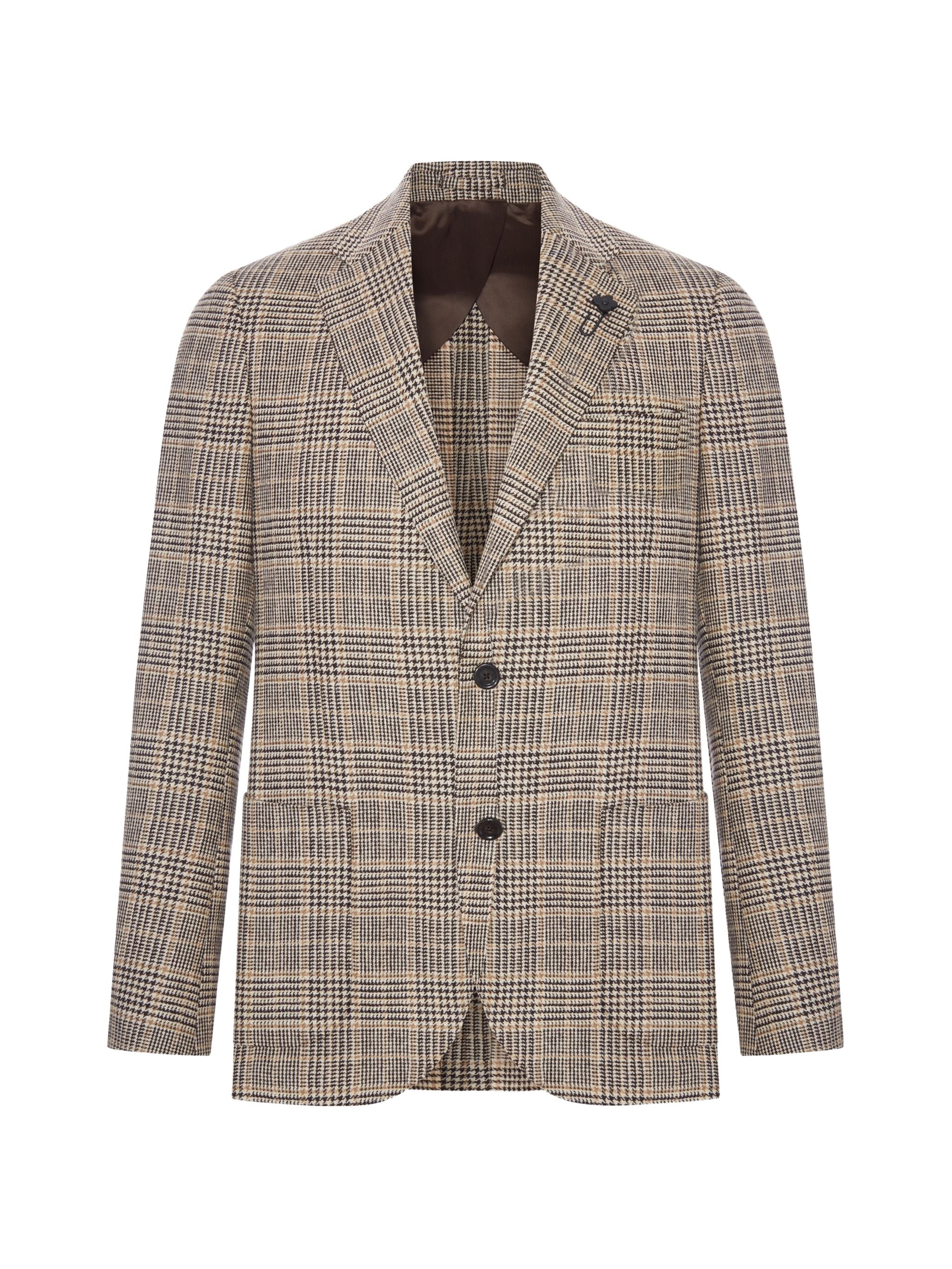 LARDINI CHECK BLAZER