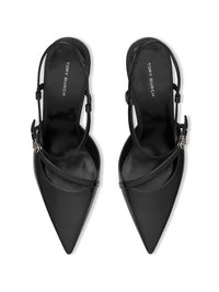 TORY BURCH DOUBLE T BUCKLE STRAP PUMP 75M