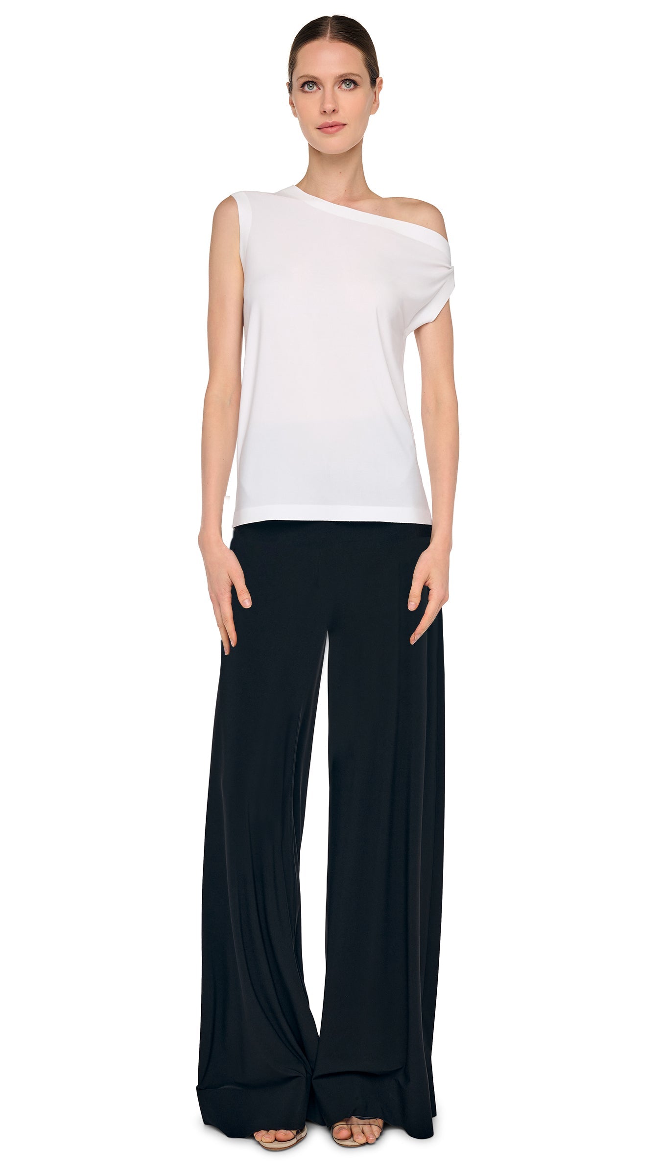 NORMA KAMALI DROP SHOULDER TOP