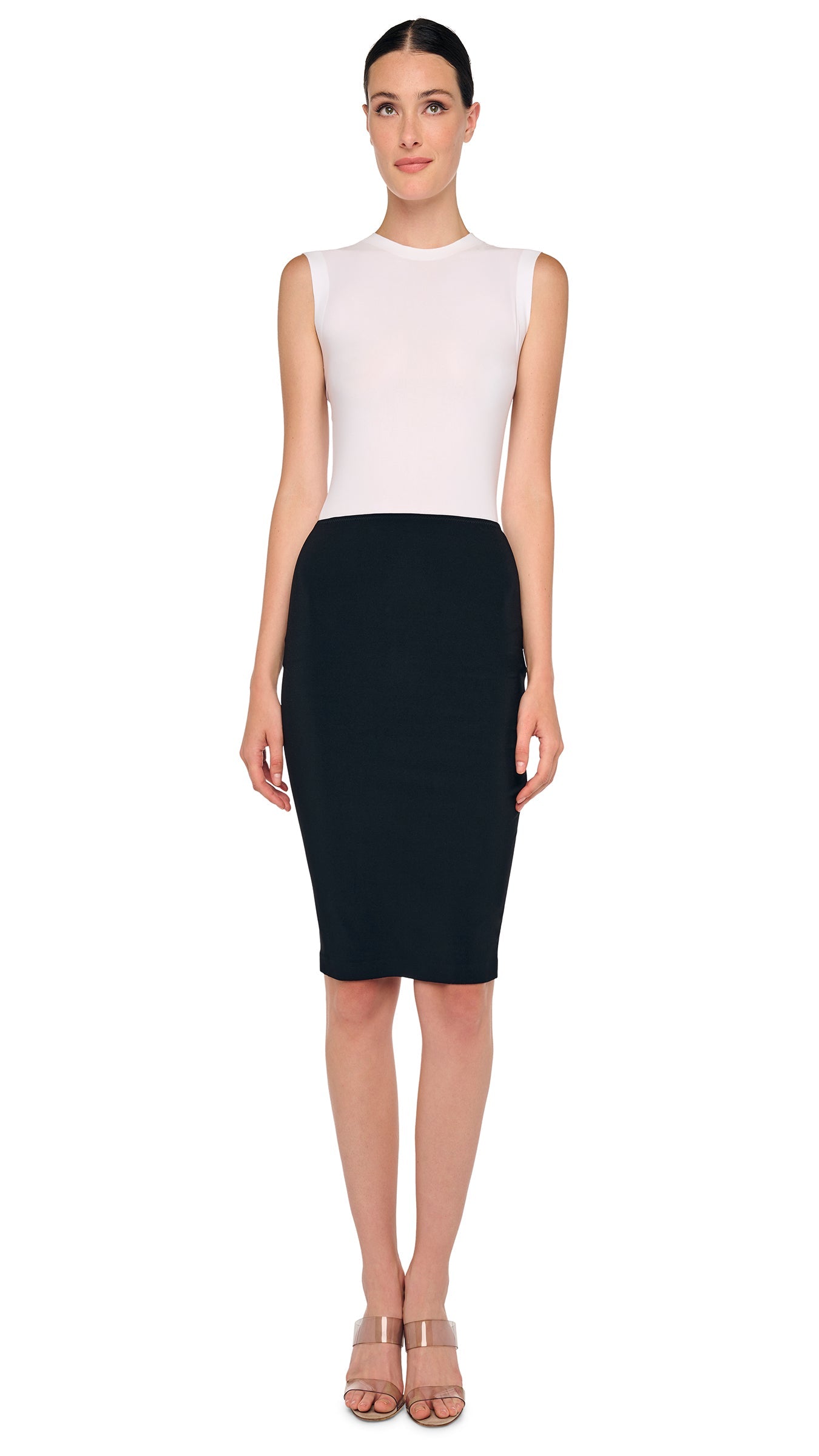 NORMA KAMALI STRAIGHT SKIRT