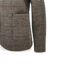 HARRIS WHARF LONDON HOUNDSTOOTH BLAZER