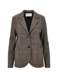 HARRIS WHARF LONDON HOUNDSTOOTH BLAZER