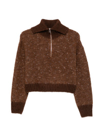 ALYSI HALF ZIP SWEATER