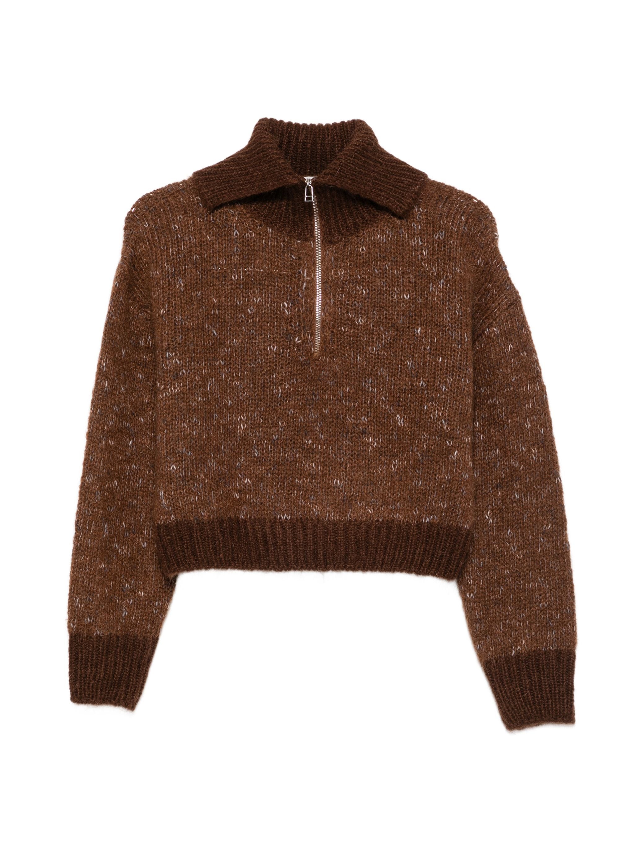 ALYSI HALF ZIP SWEATER