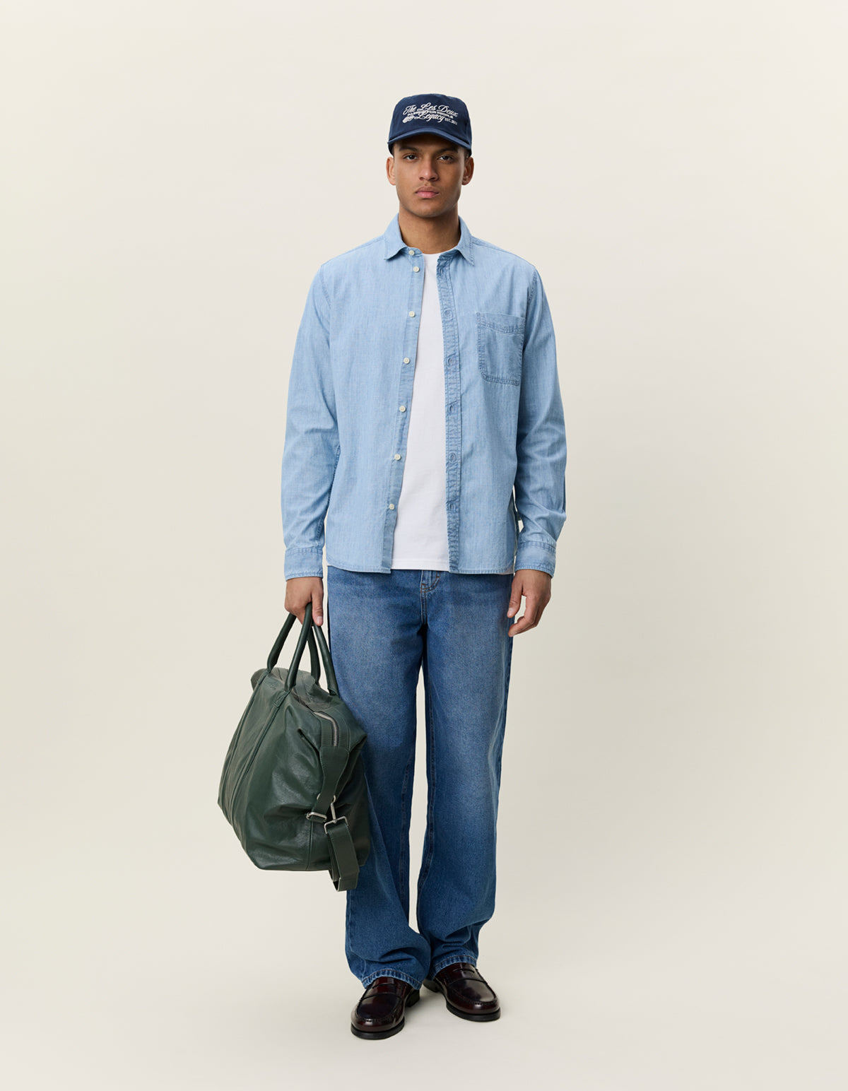 LES DEUX CHAMBRAY SHIRT
