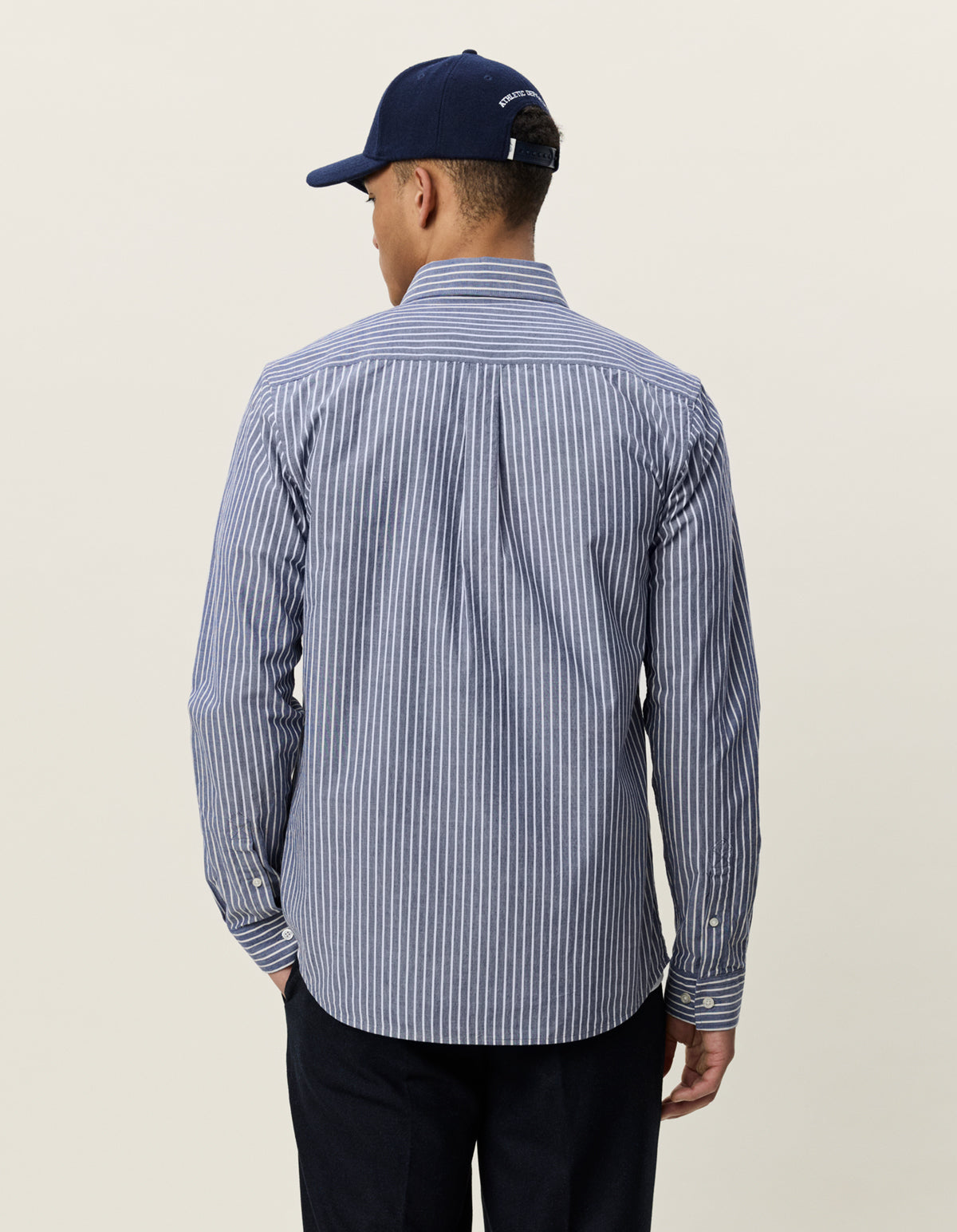 LES DEUX LIGHT OXFORD STRIPED SHIRT