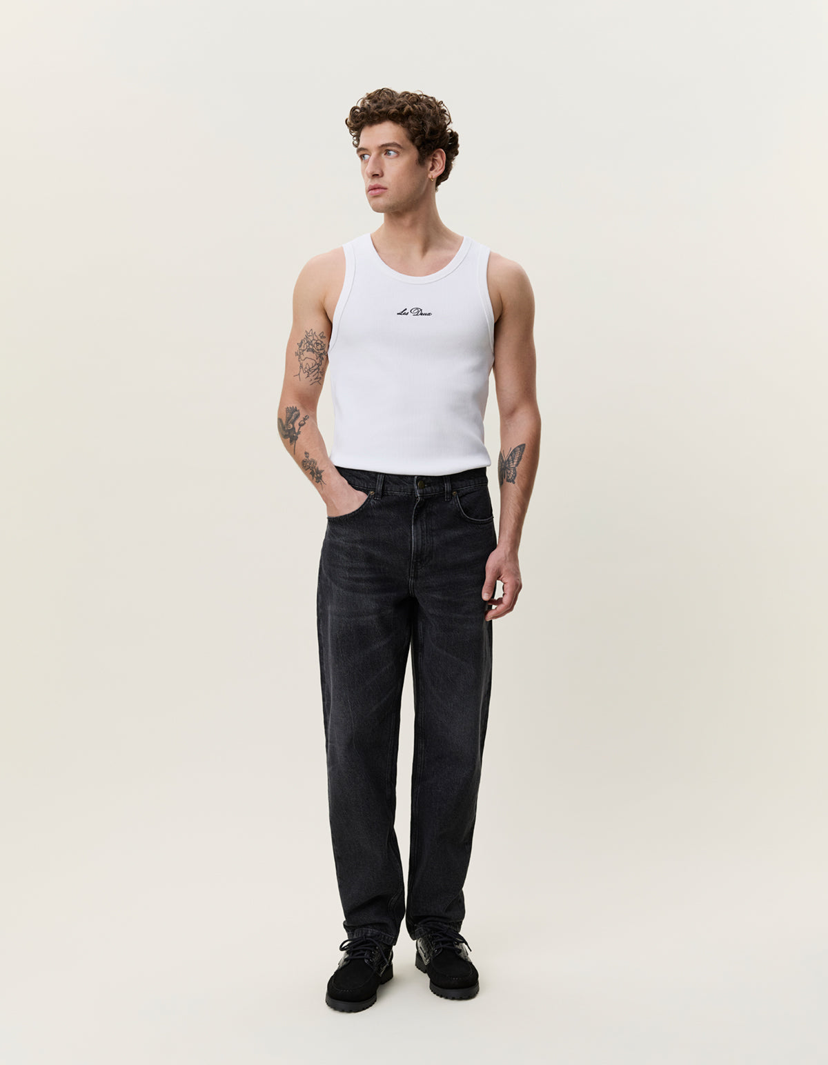 LES DEUX RYDER WASHED JEANS