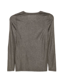 MAJESTIC ROUND NECK METALLIC TEE