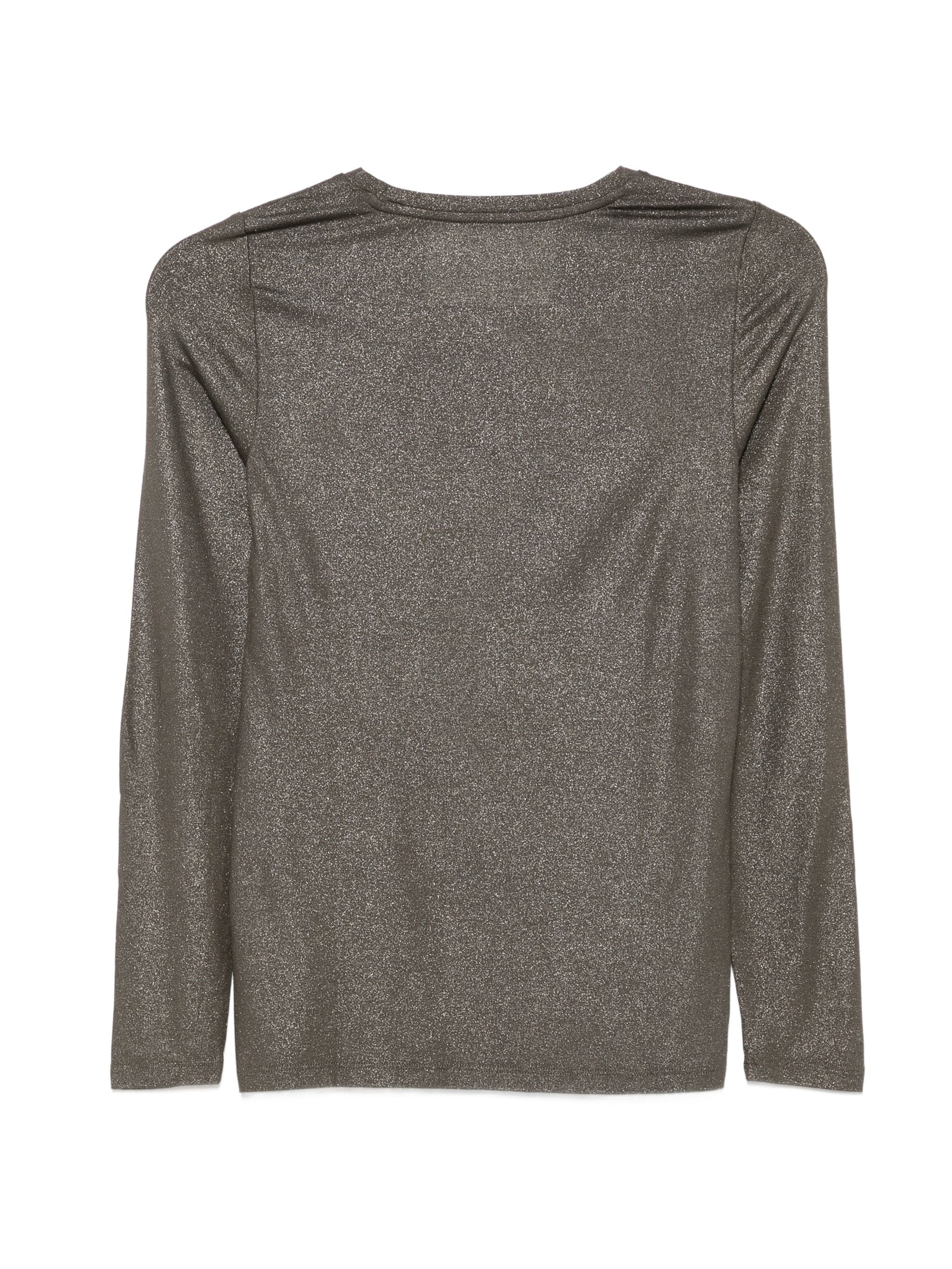 MAJESTIC ROUND NECK METALLIC TEE