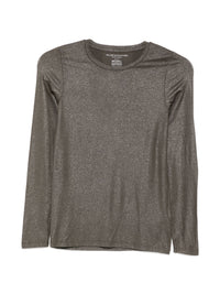 MAJESTIC ROUND NECK METALLIC TEE
