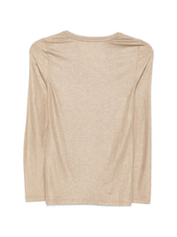 MAJESTIC ROUND NECK METALLIC TEE
