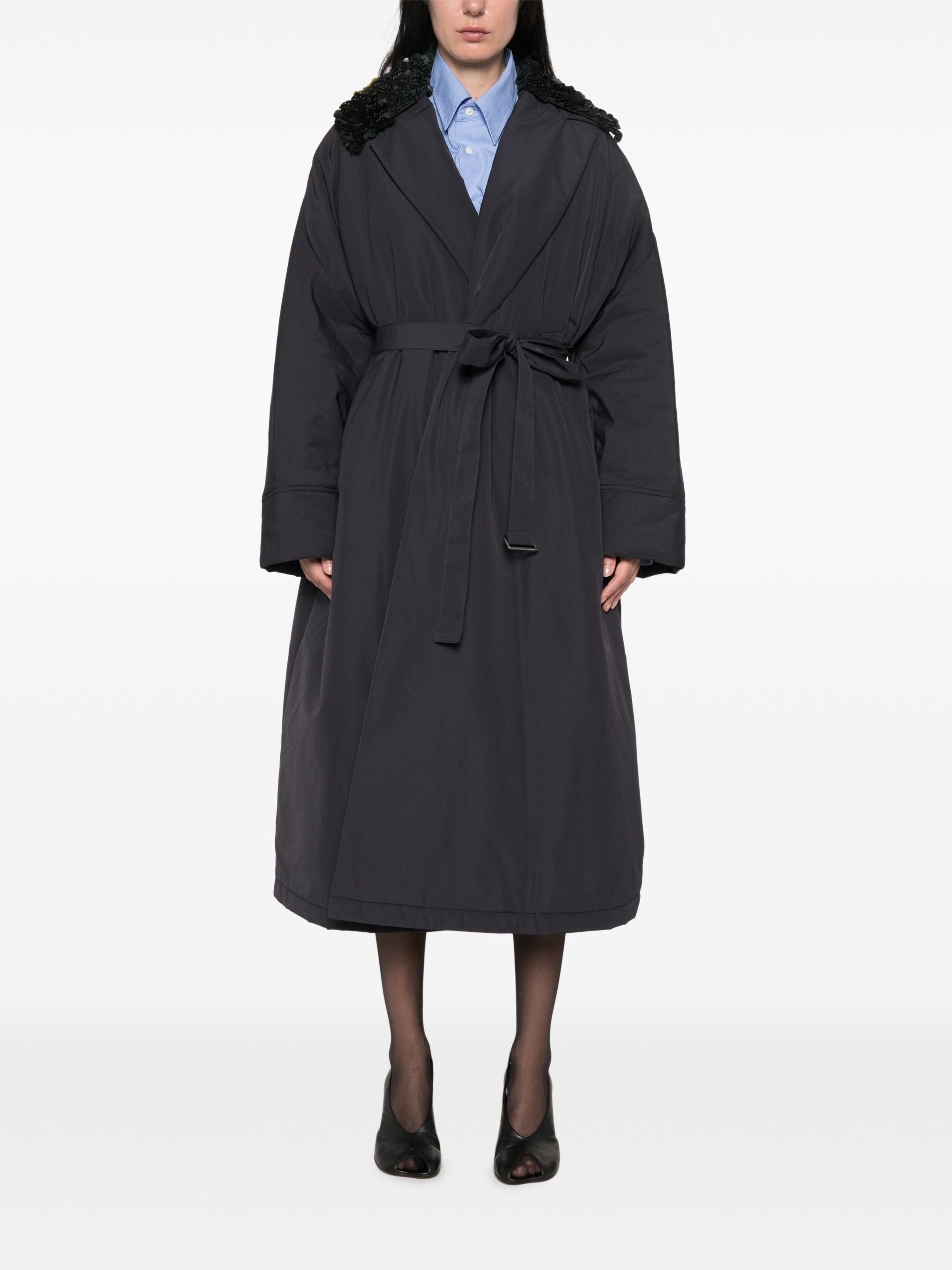 PLAN C BELTED RAIN COAT