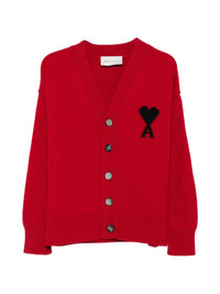 AMI PARIS ADC V NECK CARDIGAN