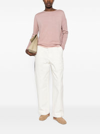 AROVESCIO BOAT NECK SWEATER