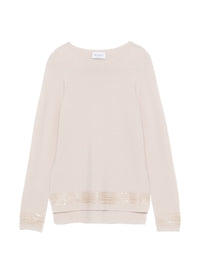 AROVESCIO BOAT NECK SWEATER