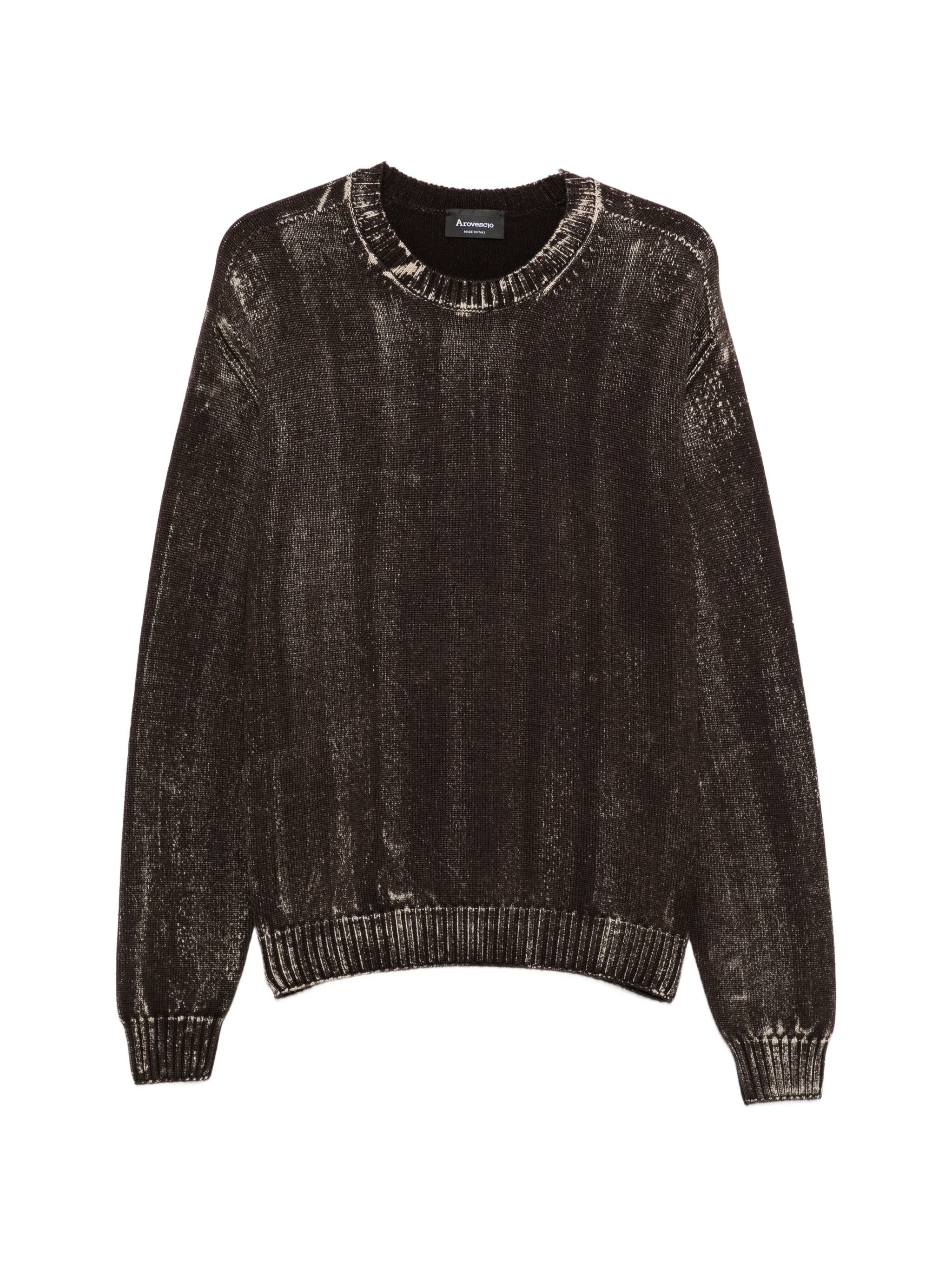 AROVESCIO FADED EFFECT SWEATER