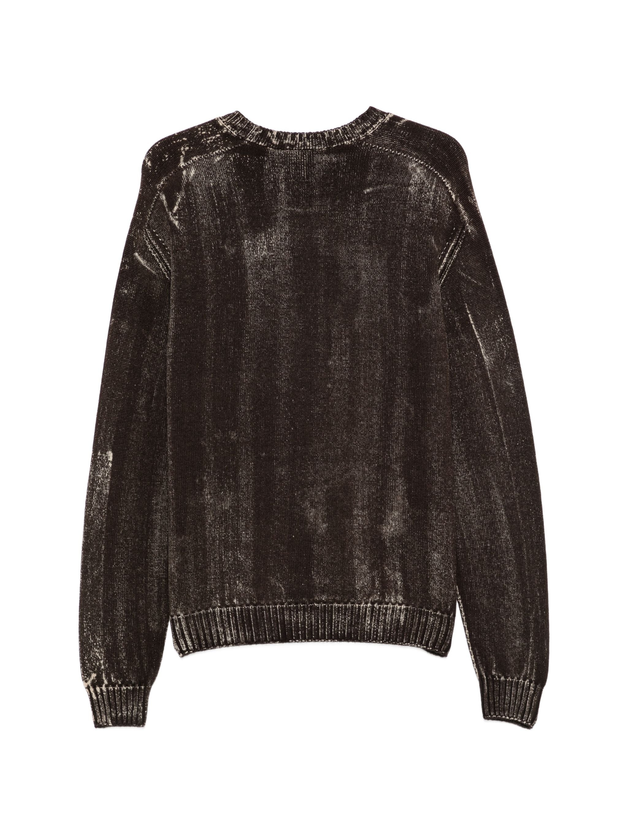 AROVESCIO FADED EFFECT SWEATER