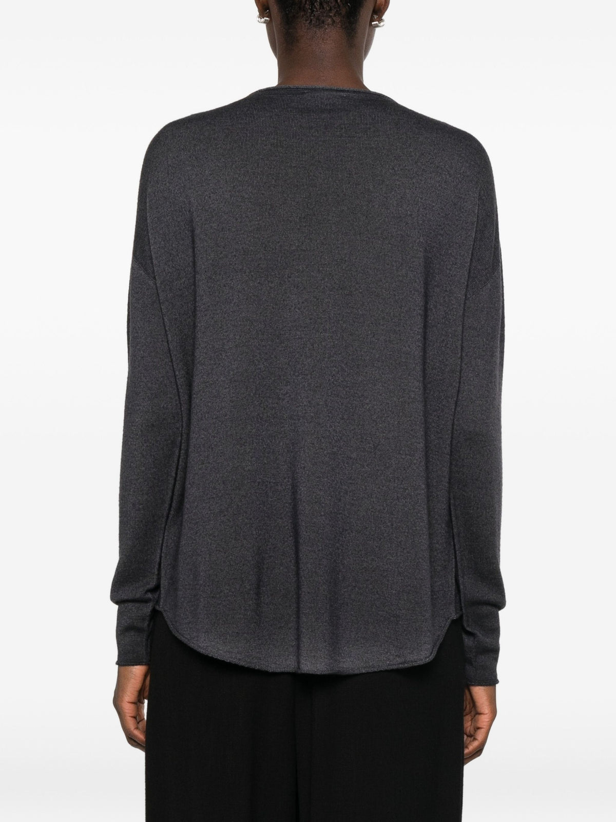AROVESCIO BOAT NECK SWEATER