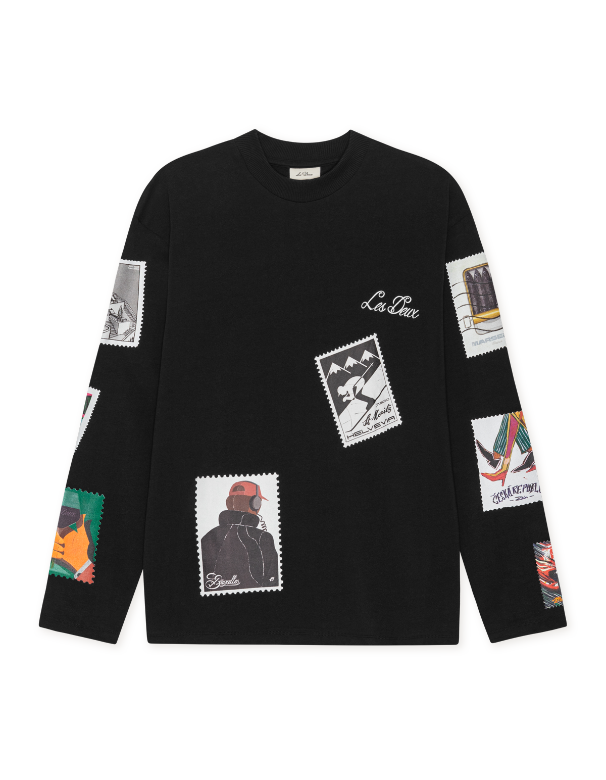 LES DEUX STAMP LS T-SHIRT