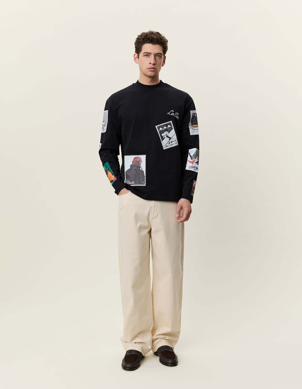 LES DEUX STAMP LS T-SHIRT