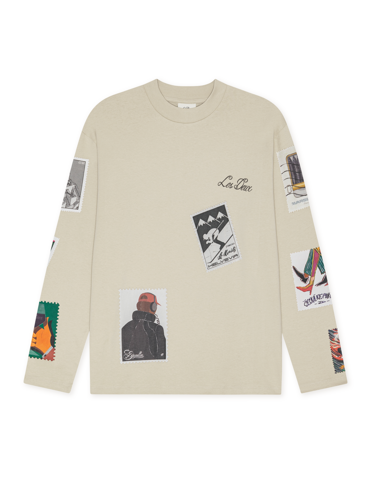 LES DEUX STAMP LS T-SHIRT
