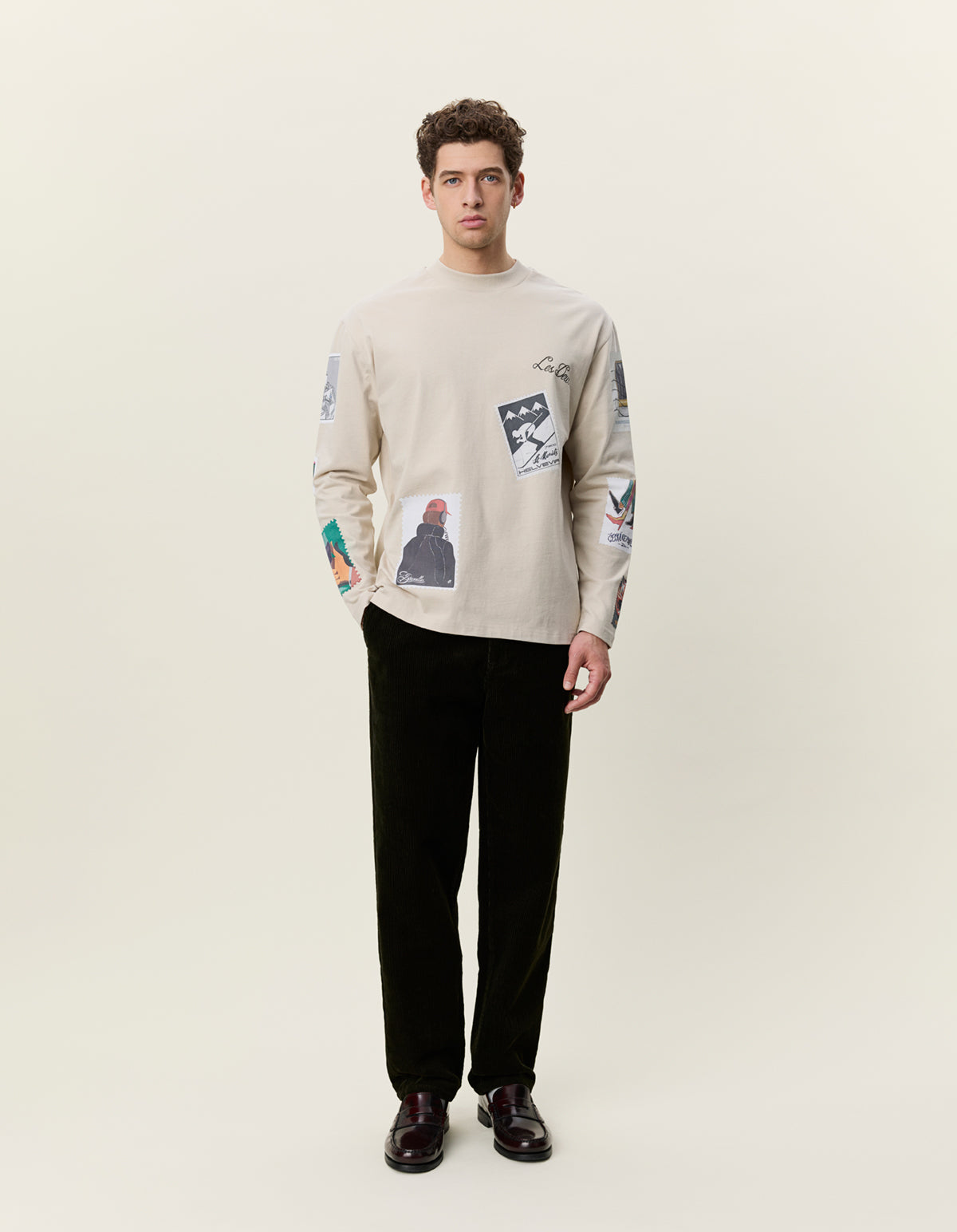 LES DEUX STAMP LS T-SHIRT