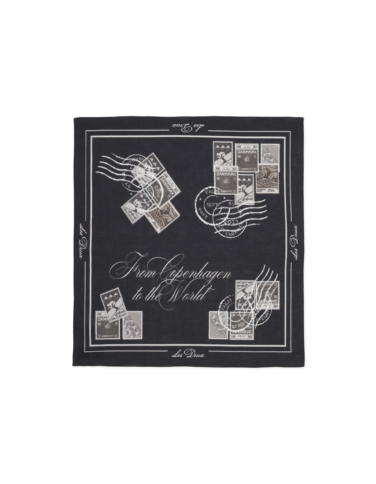 LES DEUX STAMP NECKERCHIEF