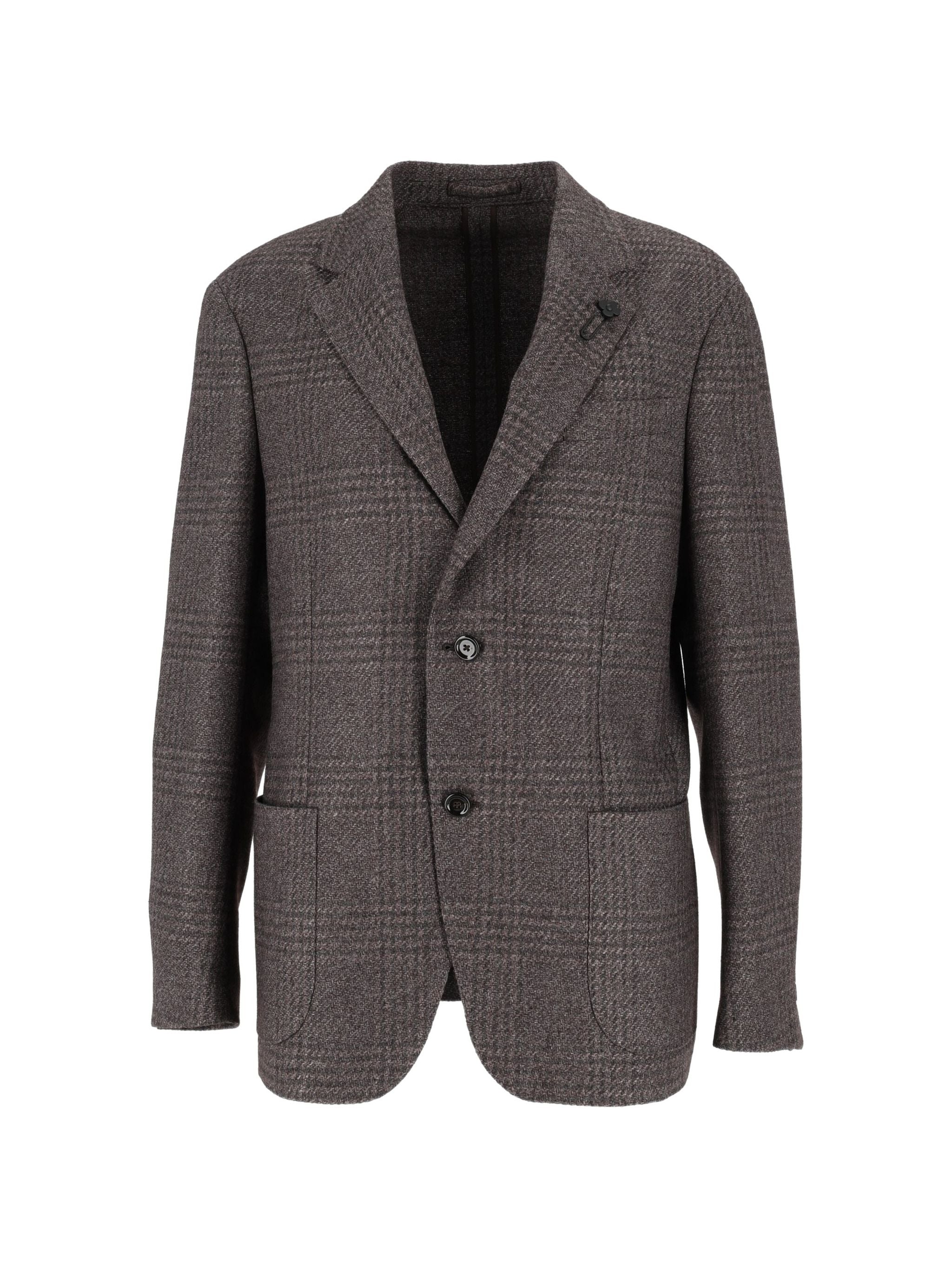 LARDINI WALES CHECK BLAZER