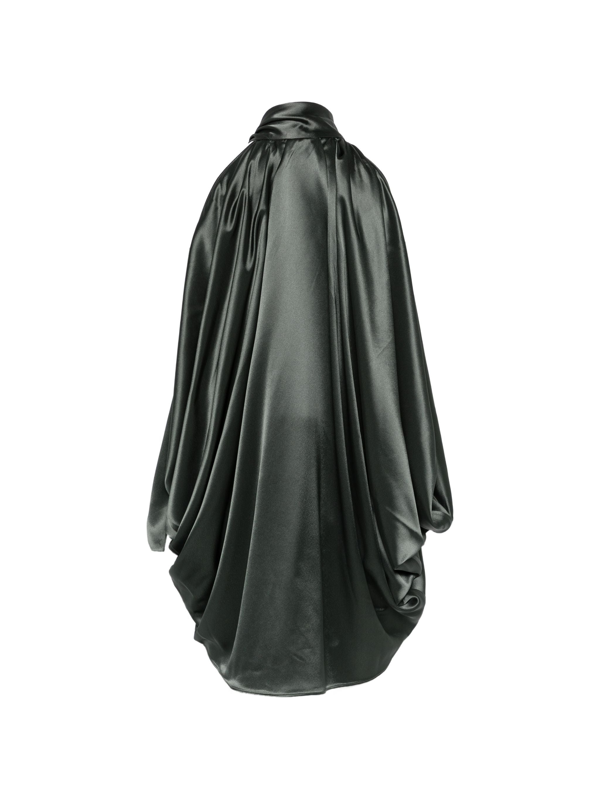 7 FOR ALL MANKIND SATIN PUSSY BOW DRESS